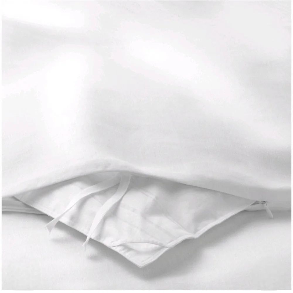 Casaluna Full/Queen Hemp Duvet & Sham Set White